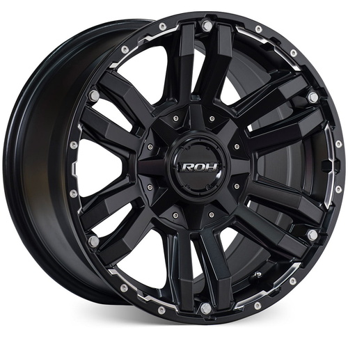 ROH Vapour 18x9 +30 (6x139.7) Matte Black/Machined