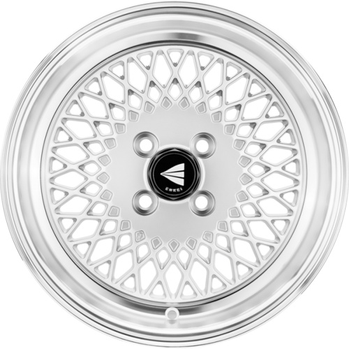 Enkei 15X8 EK92 (5X100) CB72.6 Silver / Polished Lip 25 