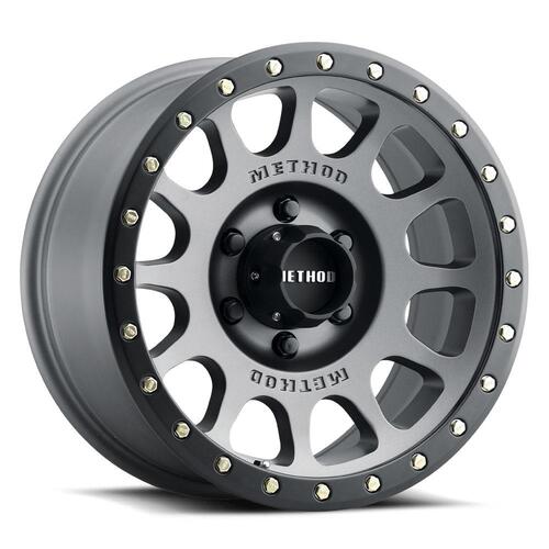 Method MR305 NV HD 18x9 +18mm (8x165.1) Titanium HEAVY DUTY suit GVM upgrade