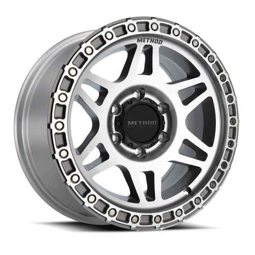Method MR312 HD 17x9 -12mm Offset (6x139.7) Machined - Clear Coat (Heavy Duty)