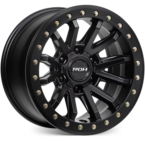ROH Zullo 17x9 +0 (6x139.7) Matte Black 