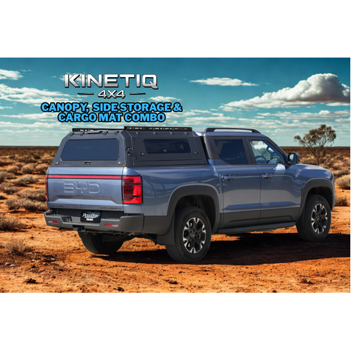 Bundle Deal 3 - Kinetiq 4x4 Canopy, Side Storage & Cargo Mat Combo!
