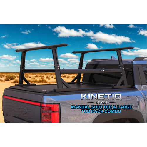 Bundle Deal 5 - Kinetiq 4x4 Manual Roller Shutter & Large Tub Rack Combo