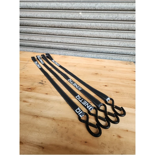 Kinetiq 4x4 75cm Soft Loop + Locking S-Hook Extension for 25mm width Straps (Set of 4)