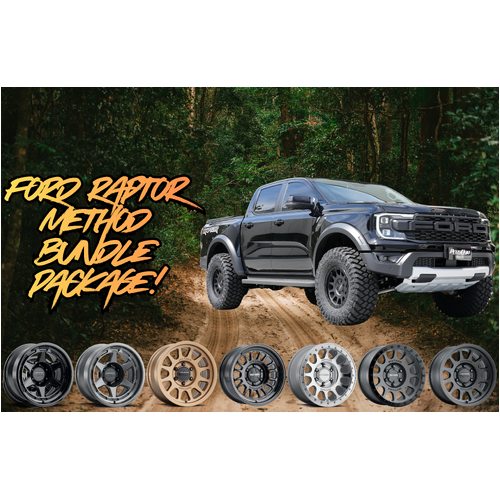 Ford Raptor Package Deal 2 - Method Race Wheels with Maxxis Razr AT811 Tyres!