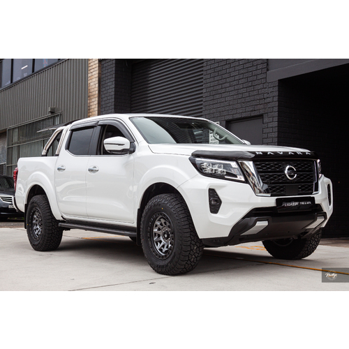 Nissan Navara fitted with 17" Fuel Covert with 265/70R17 Falken AT3W tyres