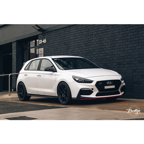 Hyundai i30n fitted with 18" Koya SF13 and 235/40R18 Yokohama A052