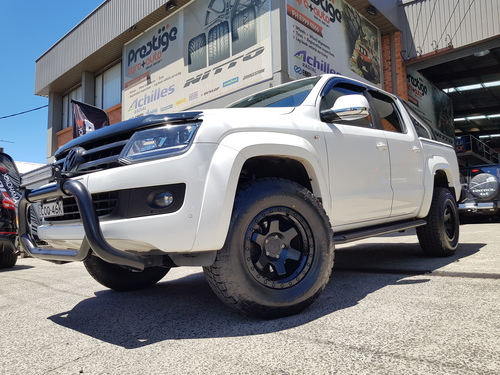 VW Amarok fitted with 17'' Black Rotiform Six Wheels & 285/70r17 Nitto Terra Grappler