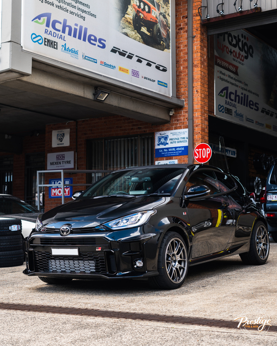 Toyota Yaris GR fitted with 18" Enkei GTC02 Wheel & Zestino Gredge 07R Tyres