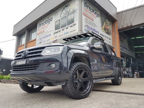 VW Amarok fitted up with 20'' Fuel Ripper Wheels & 285/50r20 Monsta Terrain Gripper AT's 