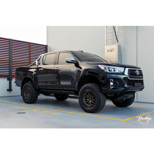 Toyota Hilux fitted wih 17" Fuel Rebel Wheels & 285/70R17 Nitto Ridge Grapplers