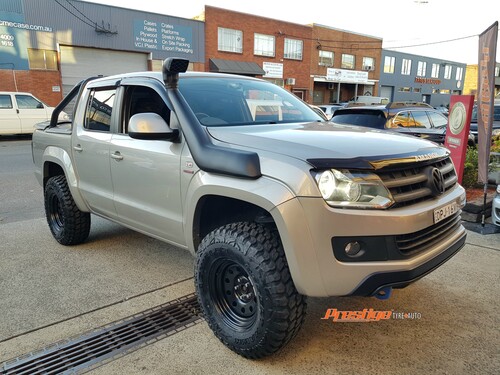 VW Amarok (4 Cylinder) fitted up with 16'' Dynamic Soft 8 Steel Wheel & 285/75r16 Achillies DH-XMT