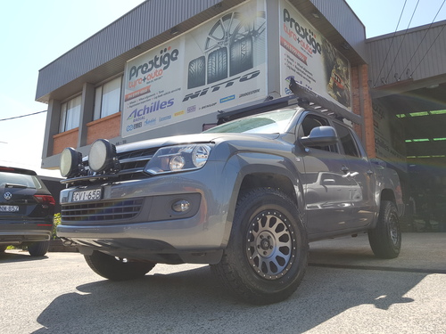 VW Amarok fitted up with 17'' Anthricite Fuel Vector Wheels & 265/70r17 Yokohama G015 Tyres main image
