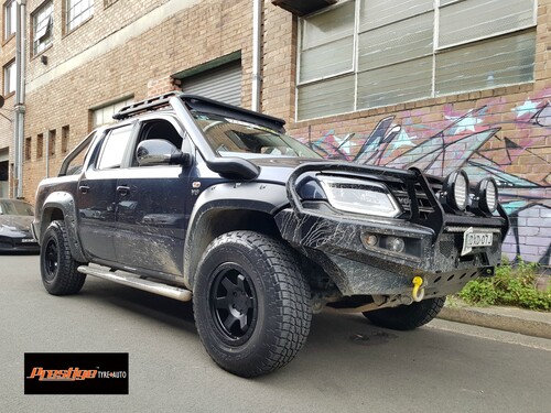 VW Amarok fitted up with 17'' Rotiform SIX Wheels & 285/70r17 Nitto Terra Grappler Tyres image