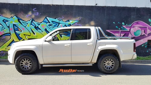 VW Amarok fitted up with 17'' Anthricite Fuel Vector Wheels & 265/70r17 Nitto Ridge Grappler Tyres  image