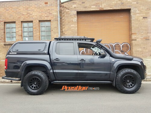 VW Amarok (4 Cylinder) fitted up with 16'' Black Fuel Vector Wheels & 285/75r16 BF Goodrich K02 image