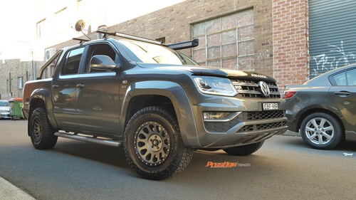 VW Amarok fitted up with 17'' Anthricite Fuel Vector Wheels & 265/65r17 Falken AT3W Wildpeak Tyres