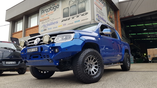 VW Amarok fitted up with 17'' Anthricite Fuel Vector Wheels & 285/70r17 Toyo Open Country AT2 Tyres
