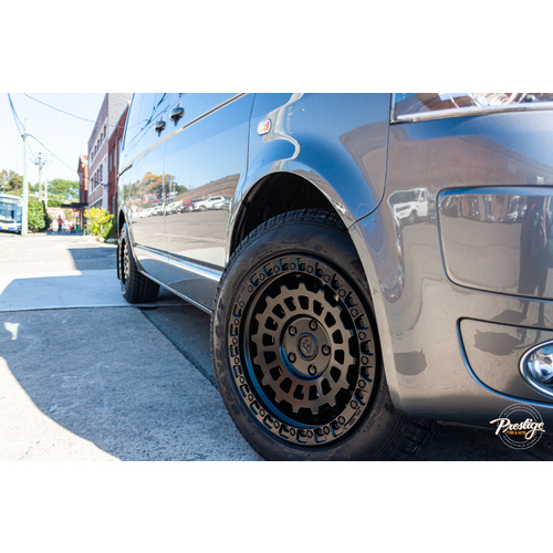 Volkswagen Transporter fitted with 17" Fuel Zephyr with Maxxis AT 771 225/60R17