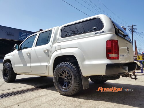 VW Amarok fitted up with 17'' Black Fuel Vector Wheels & 265/70r17 BF Goodrich K02 Tyres