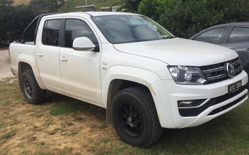 VW Amarok fitted with 17'' Black Diesel Desert Wheels & Pirelli 265/65r17 Scorpion AT+ Tyres