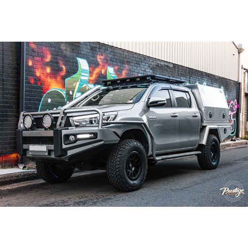 Toyota N80 Hilux fitted with 17" Fuel Vector with 265/70R17 Black Bear tyres