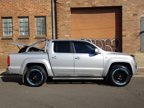 VW Amarok fitted up with 17'' Black Diesel Desert Wheels & 265/70r17 Monsta Terrain Gripper AT Tyres image