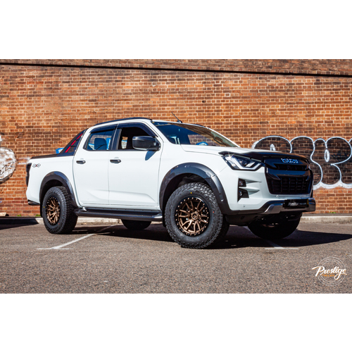 Isuzu Dmax fitted with 17" Fuel Rebel and 265/70R17 Falken Wildpeak AT3W