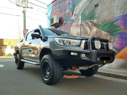 Toyota Hilux N80 fitted with 17" Fuel Vector Wheels and 32" Yokohama G016 X-AT Tyres