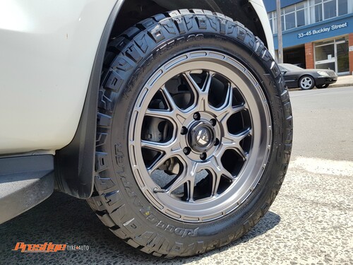 Ford Ranger XLT fitted up with 20''Anthricite Fuel Tech Wheels & 275/55r20 Nitto Ridge Grappler Tyre image