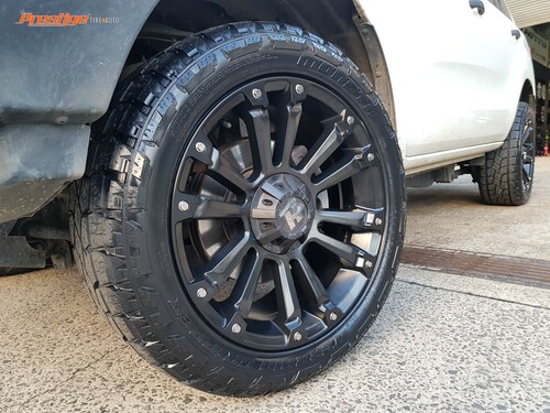 Ford Everest fitted up with 20'' Hussla Ambush Wheels & 265/50r20 Monsta Terrain Gripper AT Tyres image