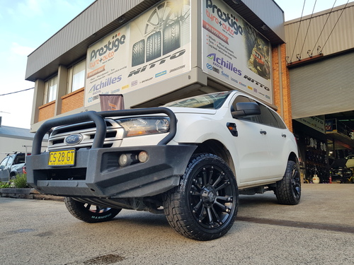 Ford Everest fitted up with 20'' Hussla Ambush Wheels & 265/50r20 Monsta Terrain Gripper AT Tyres