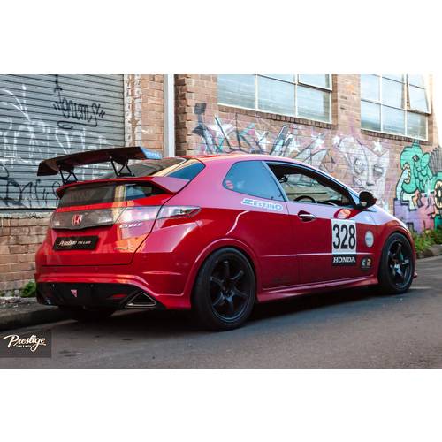 Honda Civic FN2R fitted with 18" Yokohama Advan TC III with Zestino 265/35R18 07RS tyres image