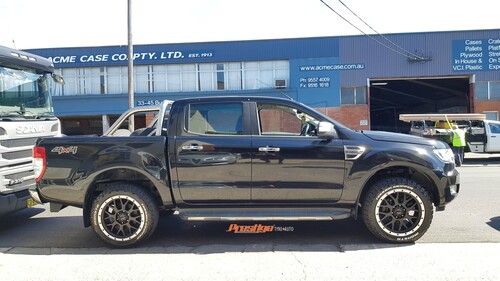 Ford Ranger fitted up with 20" PDW Roulette Wheels & 265/50r20 Monsta Terrain Gripper AT Tyres image