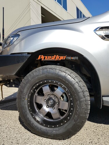 Ford Ranger fitted up with 18" Fuel Podium Wheels & 285/60r18 Nitto Terra Grappler AT Tyres image