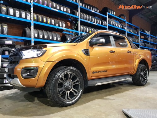 Ford Ranger fitted up with 20" Fuel Vapor DT Wheels & 265/50r20 Monsta Terrain Gripper AT Tyres image