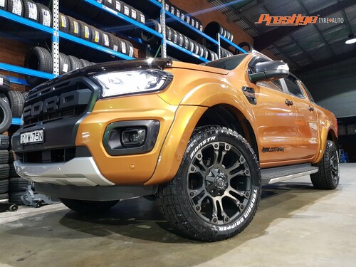 Ford Ranger fitted up with 20" Fuel Vapor DT Wheels & 265/50r20 Monsta Terrain Gripper AT Tyres