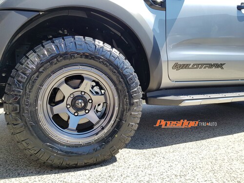 Ford Ranger Wildtrak fitted up with 17" Fuel Shok Wheels & Nitto 285/70r17 Ridge Grappler Tyres image