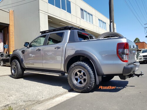 Ford Ranger Wildtrak fitted up with 17" Fuel Shok Wheels & Nitto 285/70r17 Ridge Grappler Tyres