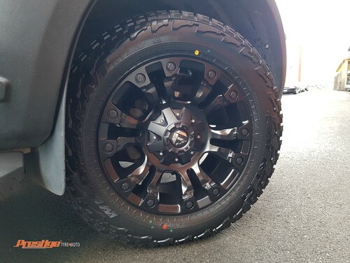 Ford Ranger fitted up with 18" Black Fuel Vapor Wheels & 265/60r18 Falken Wildpeak AT3W Tyres image
