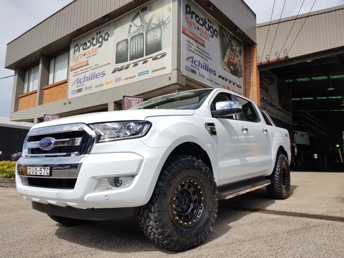 Ford Ranger fitted with 16'' King D-Locker Steel Wheels & 285/75r16 Nitto Trail Grappler Mud Tyres