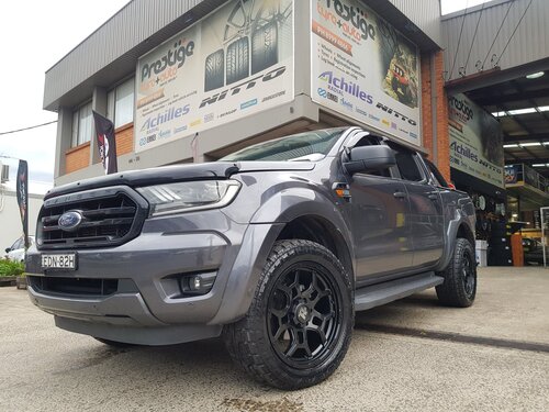 Ford Ranger fitted up with 20" Hussla Trench & Monsta Terrain Gripper AT Tyres  main image