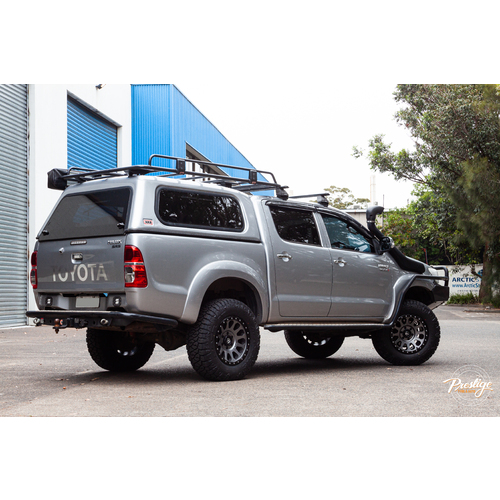 Toyota Hilux N70 fitted with 17" Anthracite Fuel Vector & 265/70R17 Maxxis Razr image