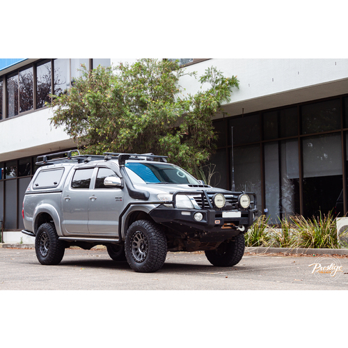 Toyota Hilux N70 fitted with 17" Anthracite Fuel Vector & 265/70R17 Maxxis Razr