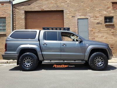 VW Amarok fitted up with 17" Anthricite Fuel Vectors & 285/70R17 Nitto Ridge Grappler Tyres