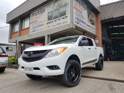 Mazda BT50 fitted up with 20'' Fuel Rotor Wheels & 265/50r20 Monsta Terrain Gripper AT Tyres