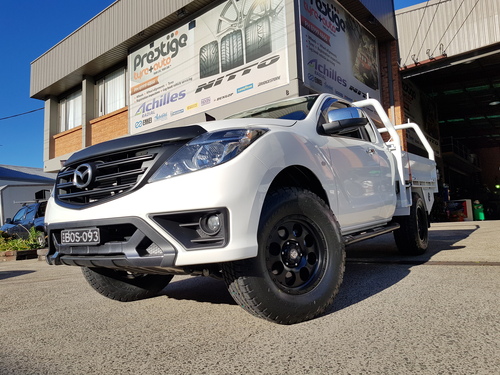 Mazda BT50 fitted up with 17'' Diesel Desert Wheels & 285/70r17 Nitto Terra Grappler AT Tyres