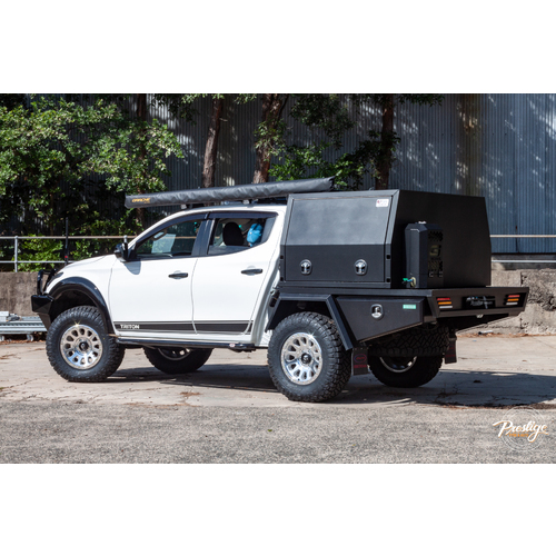 Mitsubishi Triton fitted Fuel Vector with Nitto Ridge Grappler 285/70R17  image