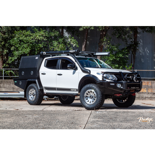 Mitsubishi Triton fitted Fuel Vector with Nitto Ridge Grappler 285/70R17 