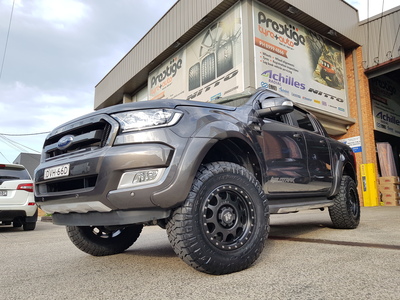 Ford Ranger fitted up with 17" Hussla Raptor Wheels & Nitto 285/70r17 Ridge Grappler Tyres image